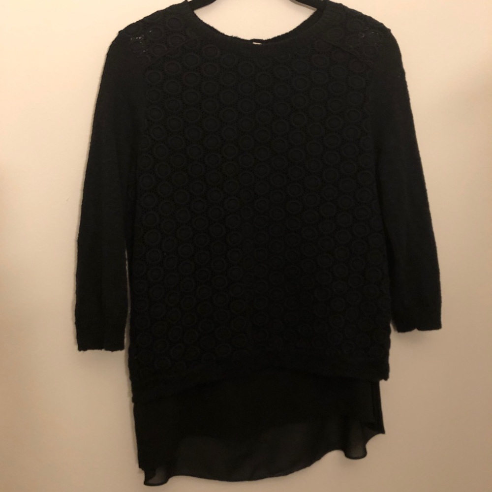 Lucky Brand | Faux layered tunic | High-low | S